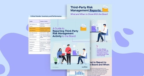 how report third-party risk management activity board