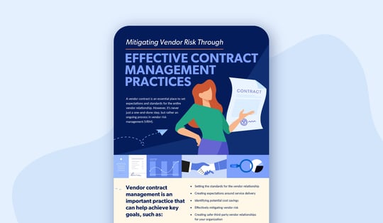 mitigating vendor contract risk effective contract management practices