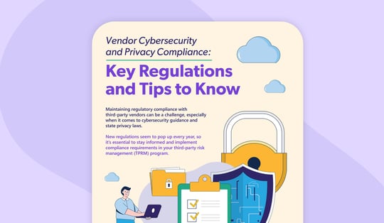 vendor cybersecurity privacy compliance key regulations tips know