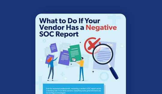 what do vendor negative soc report